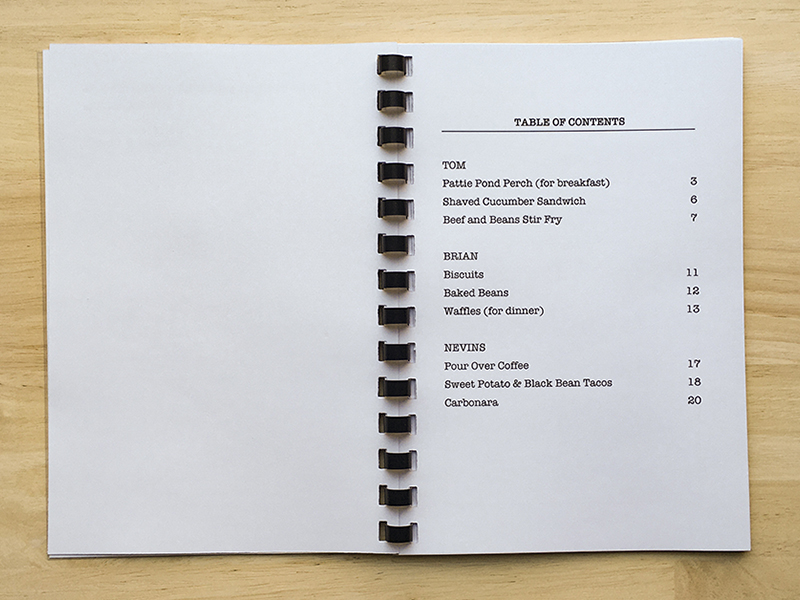 Table of Contents (Text available in accessible text-only version of I love it when you make me coffee in the morning. linked below.)