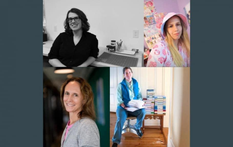 Headshots of each panelist listed before. 